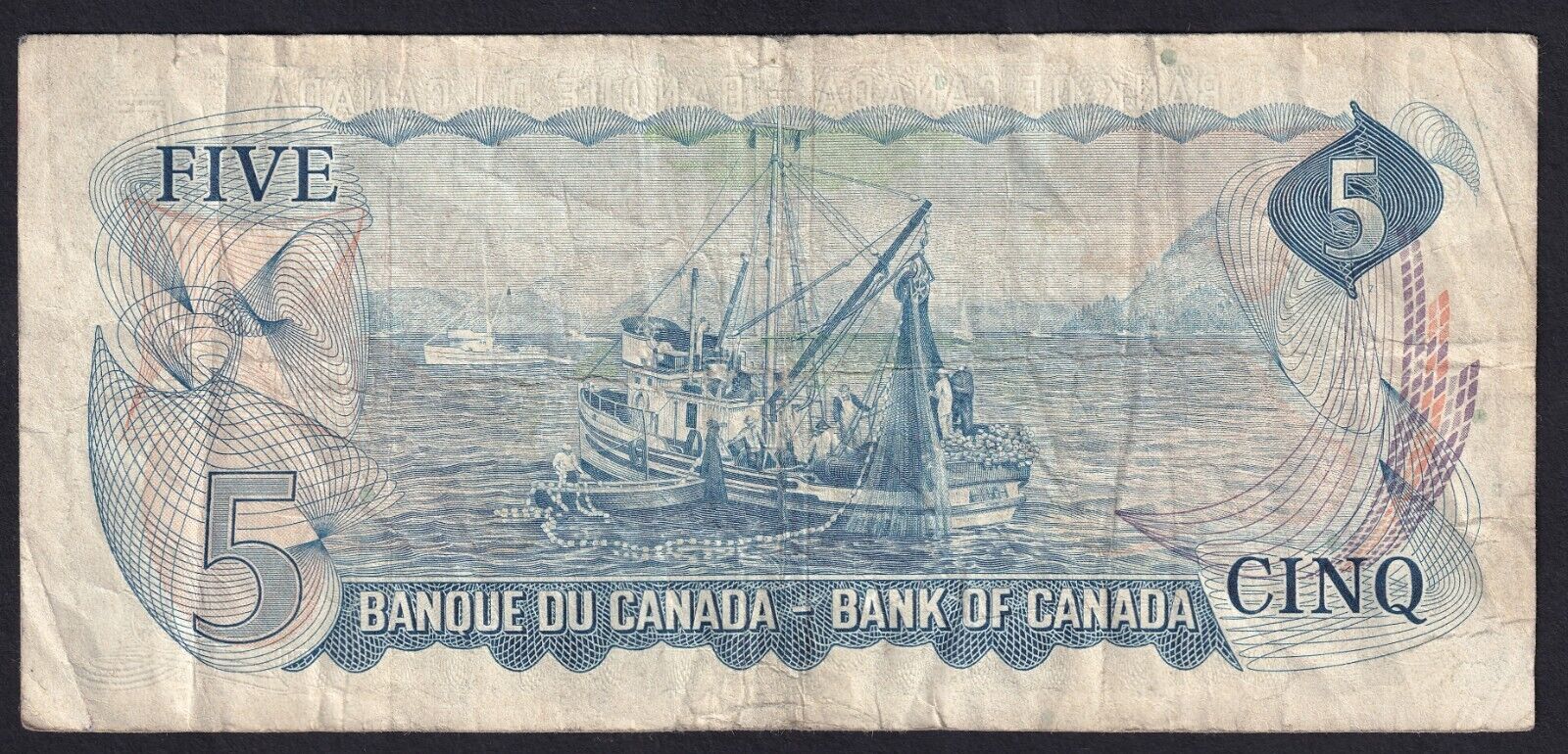 Canada 1972 $5 Five Dollar Banknote Bouey - Raminsky