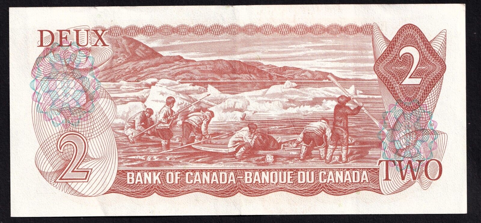 Canada 1974 $2 Two Dollar Banknote Crow - Bouey AGS 0524305