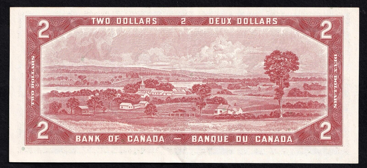 Canada 1954 $2 Two Dollar Replacement Banknote Lawson - Bouey *O/G 0299287