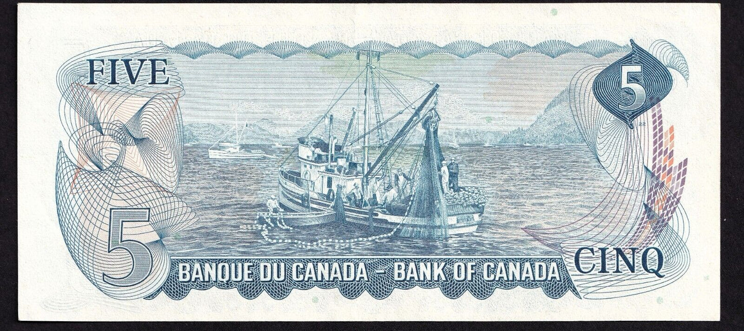 Canada 1972 $5 Five Dollar Banknote Lawson-Bouey Beautiful Colour SY 5269676