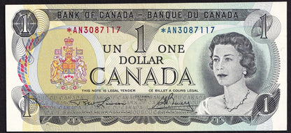 Canada 1973 $1 One Dollar Replacement Banknote Lawson - Bouey *AN 3087117