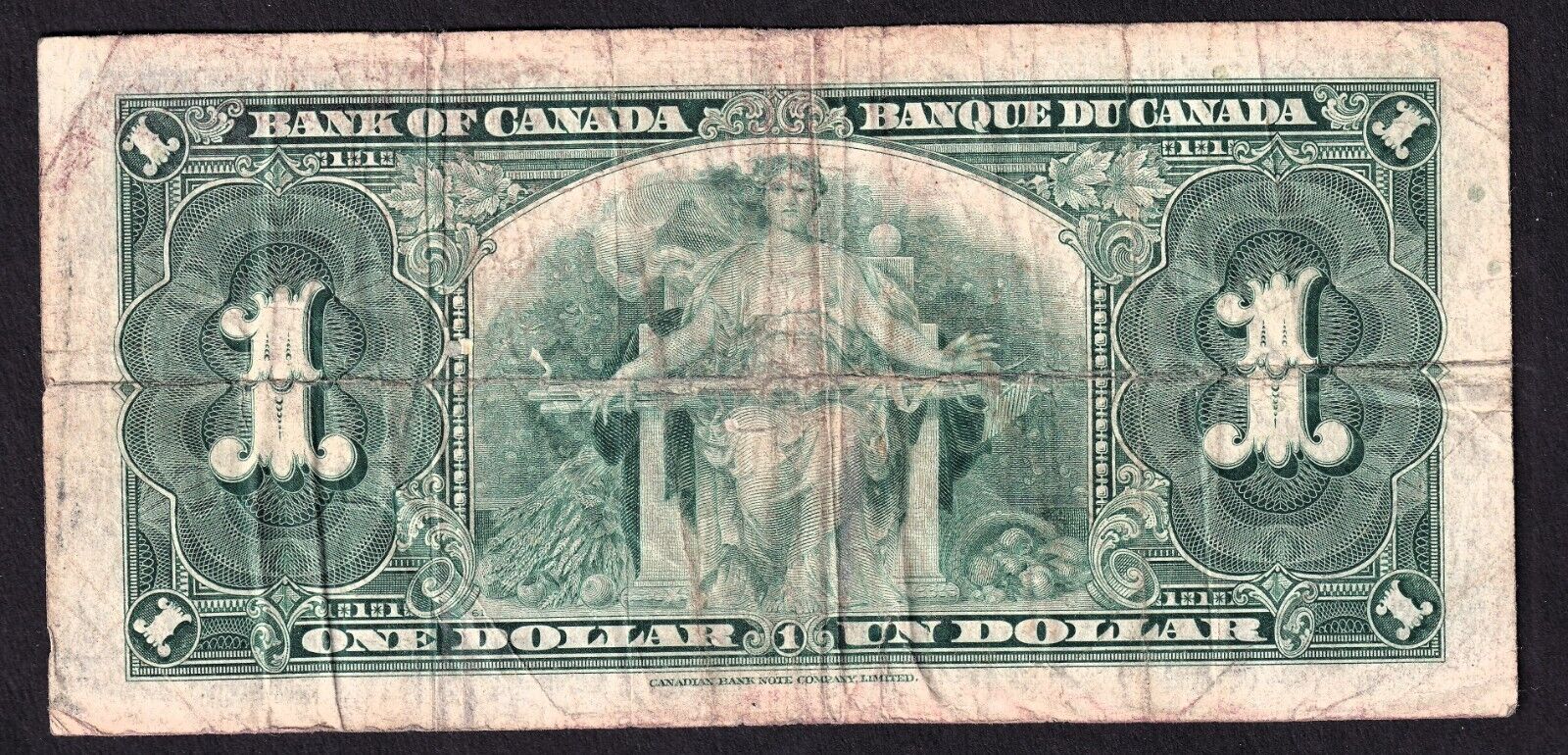 Canada 1937 $1 One Dollar Banknote Coyne - Towers A/N 1028877