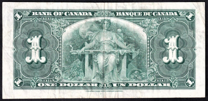 Canada 1937 $1 One Dollar Banknote Coyne - Towers A/N 9248546