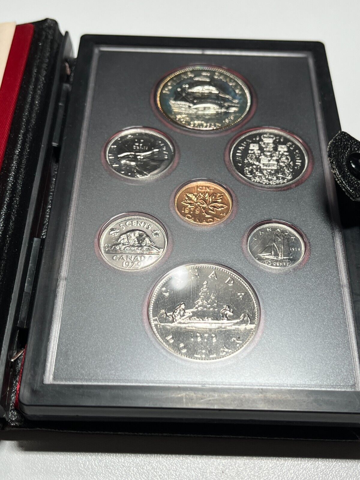 1979 Canada Double Dollar Prestige Set Griffion Silver Dollar Mint Set With COA