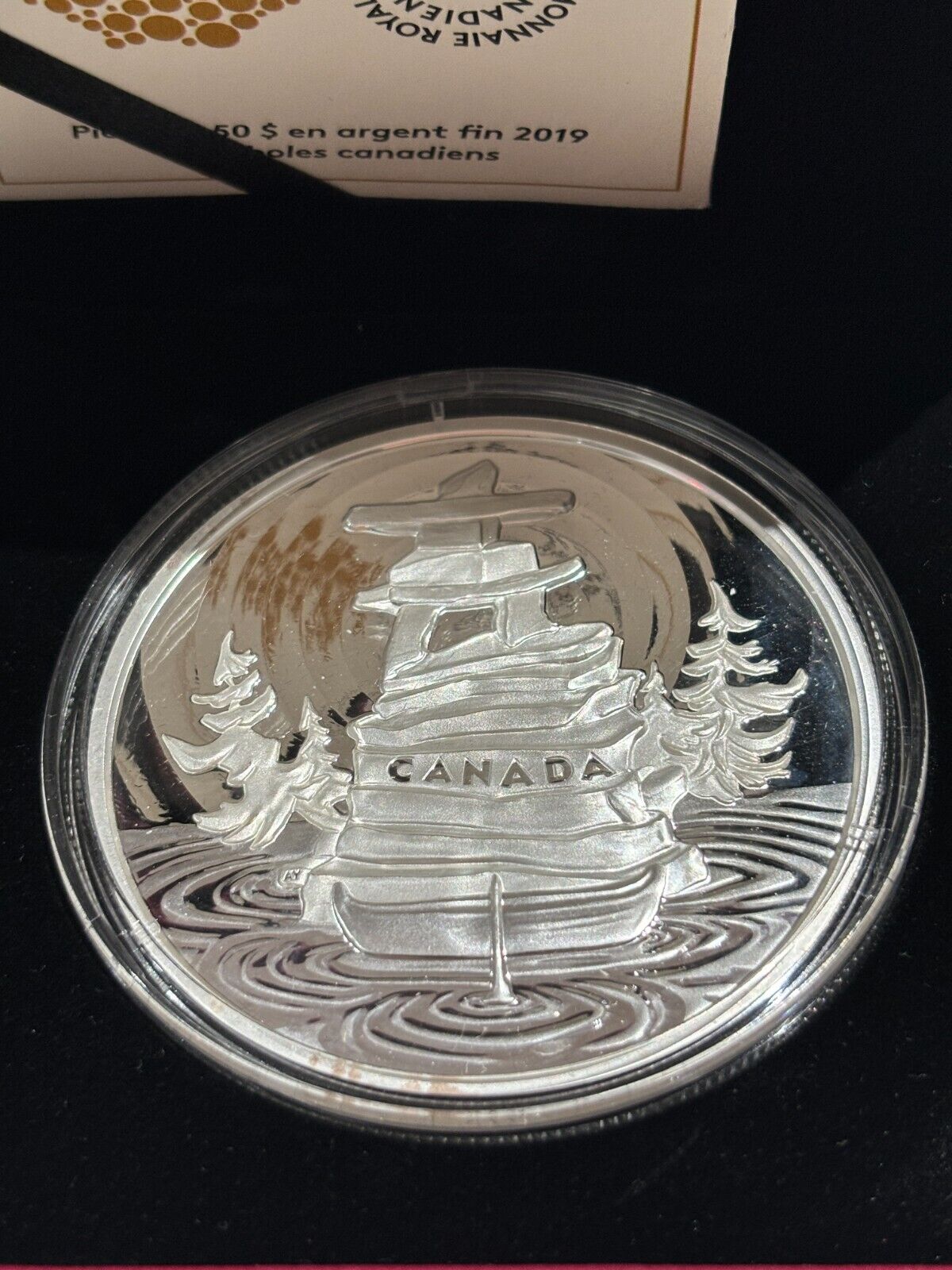 Royal Canadian Mint 2019 $50 Fine Silver Coin Symbolic Canada