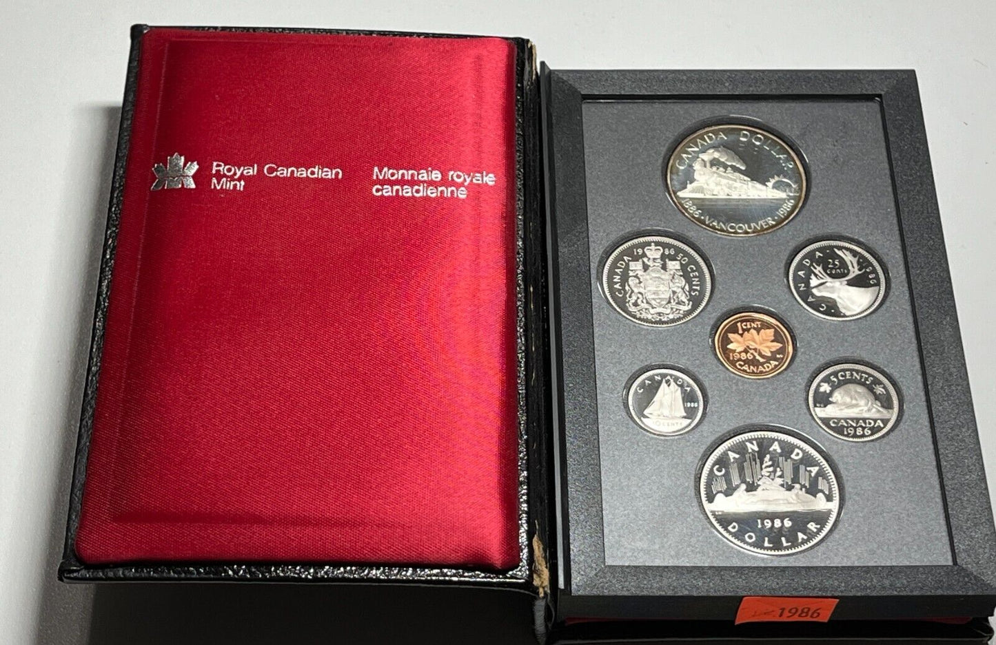 1986 Canada Double Dollar Prestige Set Vancouver Silver Dollar Mint Set No COA