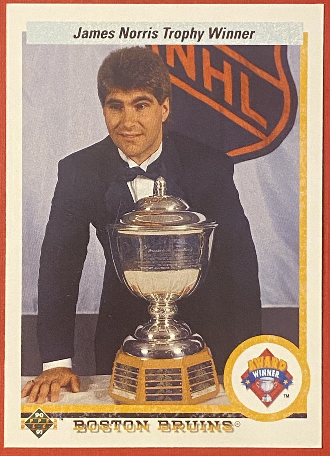 1990-91 Upper Deck  - James Norris Trophy Winner RAY BOURQUE #204