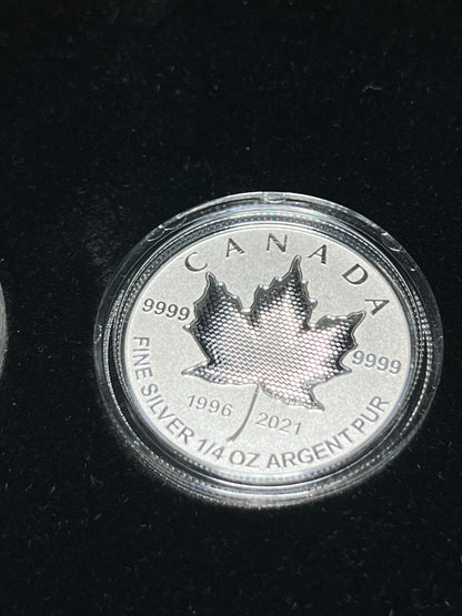 2021 Fine Silver Maple Leaf Fractional Set - Our Arboreal Emblem: The Maple Tree