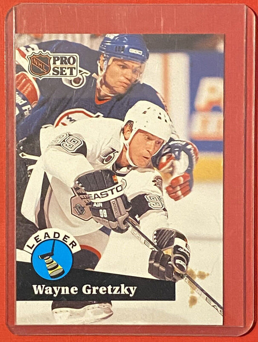 1991-92 Pro Set Scoring Leader #CC5 Wayne Gretzky Los Angeles Kings