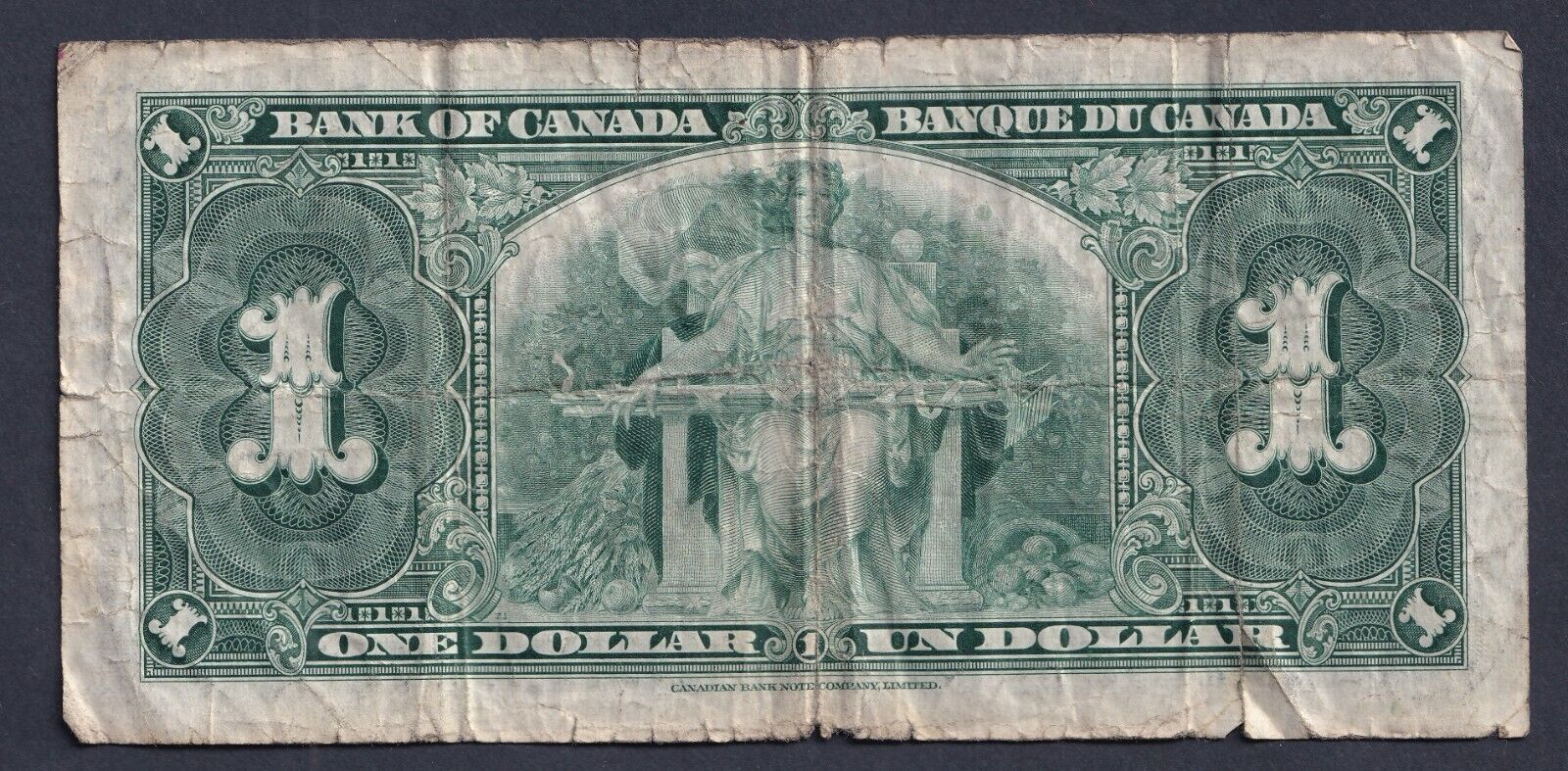 1937 Bank Of Canada $1 One Dollar Coyne - Towers