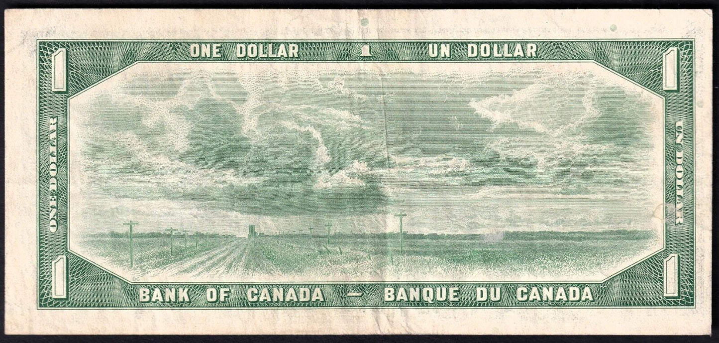 Canada 1954 $1 One Dollar Replacement Banknote Beattie - Rasminsky *A/A 0192191