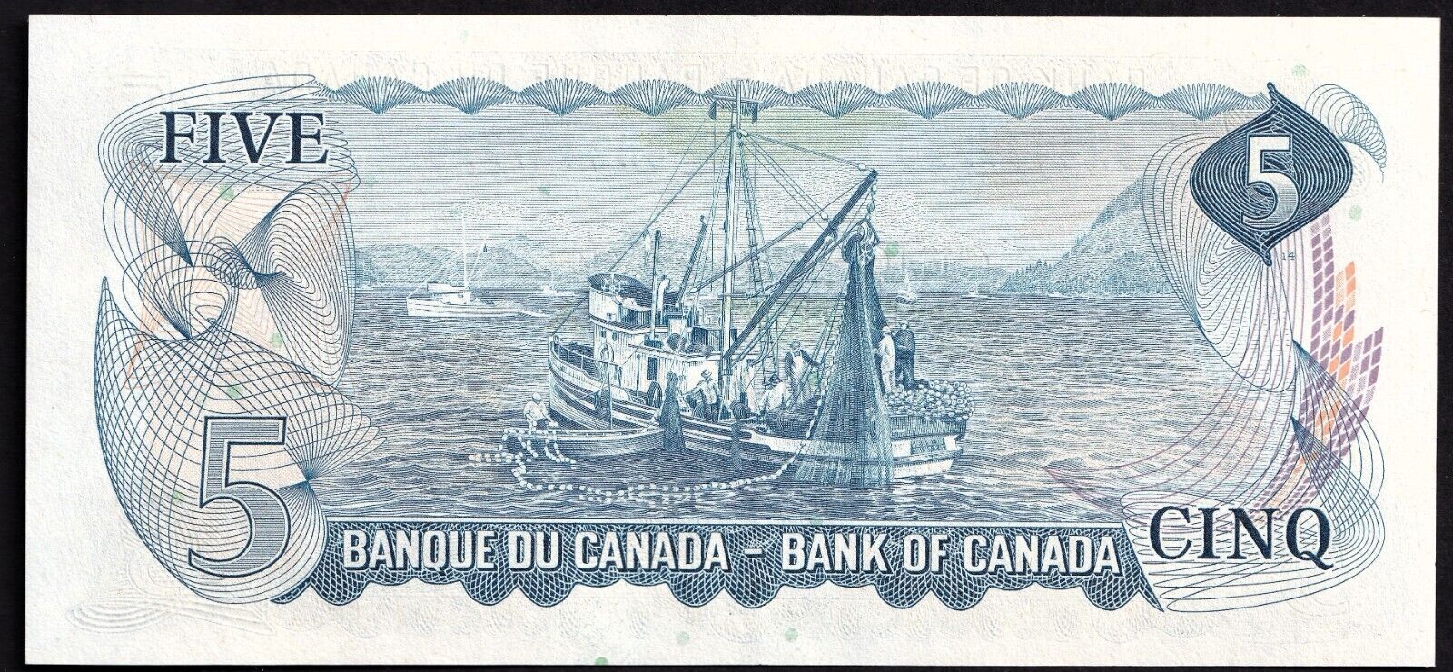 Canada 1972 $5 Five Dollar Banknote Lawson-Bouey Beautiful Colour SH 2469770