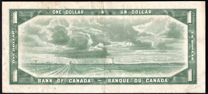 Canada 1954 $1 One Dollar Replacement Banknote Beattie - Rasminsky *S/O 0046280