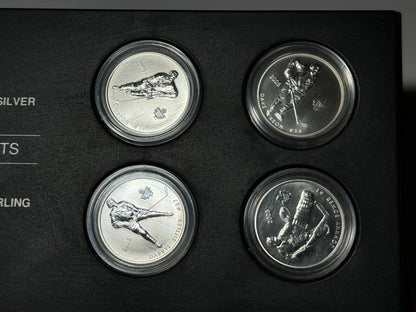 Canada 2005 Sterling Silver - 4 Coin Set Toronto Maple Leafs Hockey Legends 50c