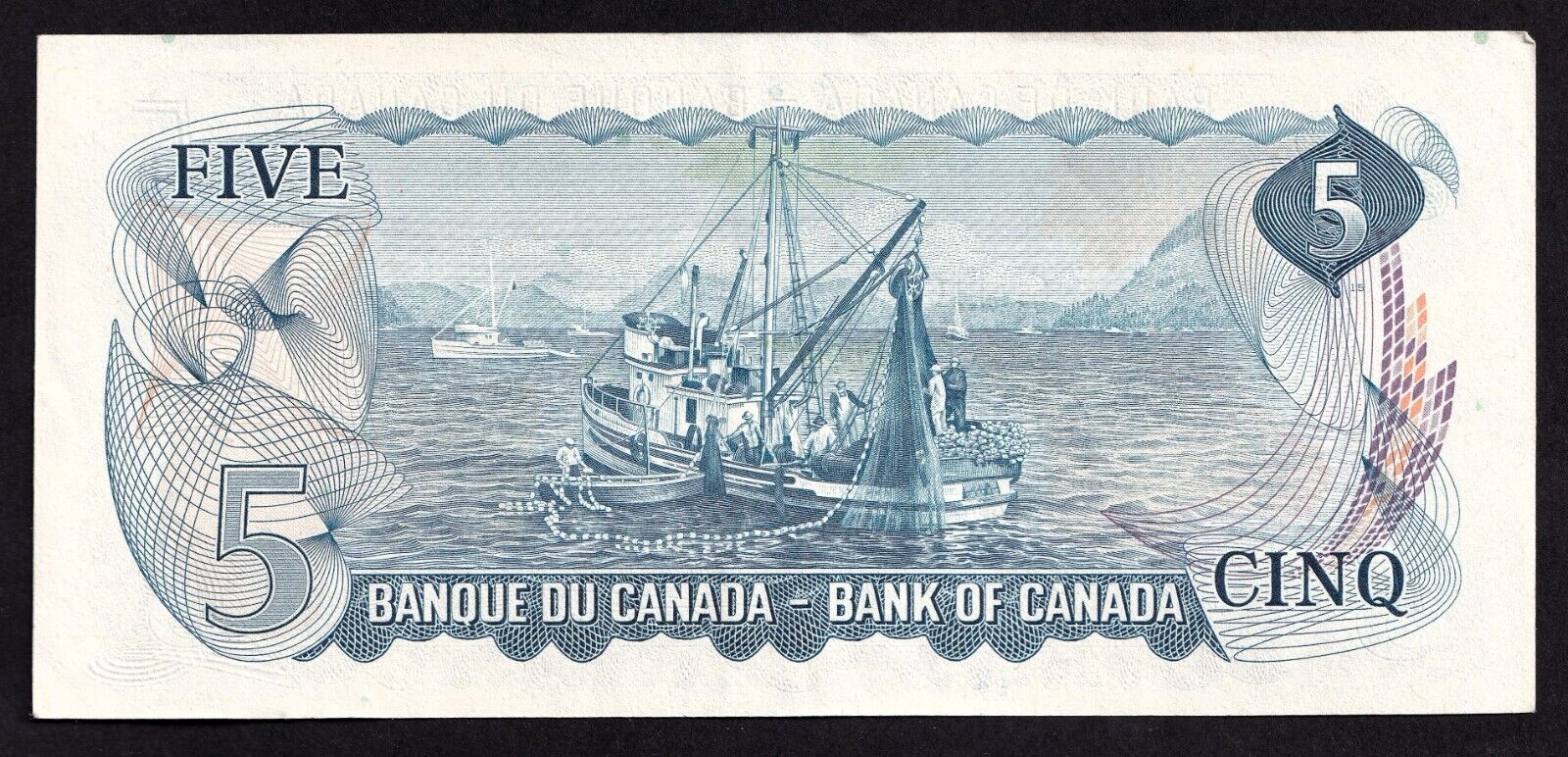 Canada 1972 $5 Five Dollar Banknote Lawson - Bouey S/H 7139730