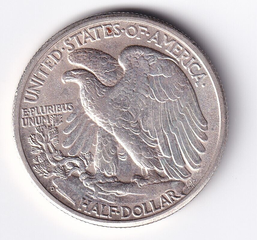 United States 1945-D  .900 Silver Walking Liberty Half Dollar 50 Cent