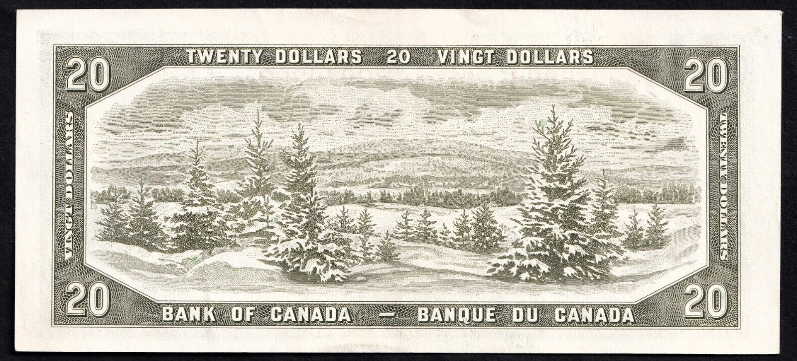 Canada 1954 $20 Twenty Dollar Banknote Beattie - Rasminsky S/E 8940283