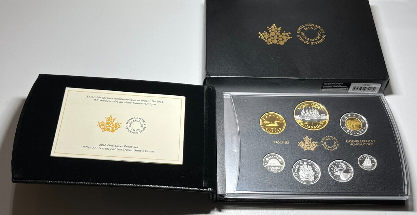 Canada 2016 Fine Silver Proof Set - 150th Anniversary of the Transatlantic Cable