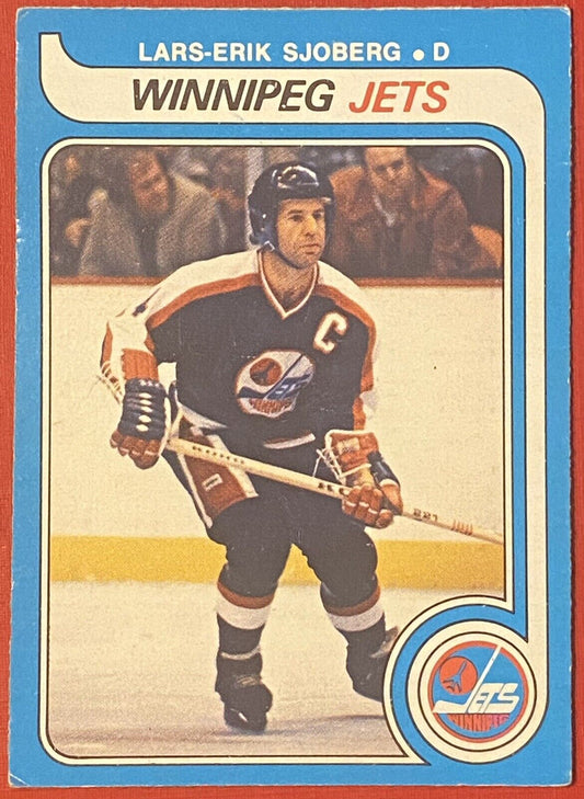 1979-80 O-Pee-Chee #396 Lars-Erik Sjoberg Winnipeg Jets