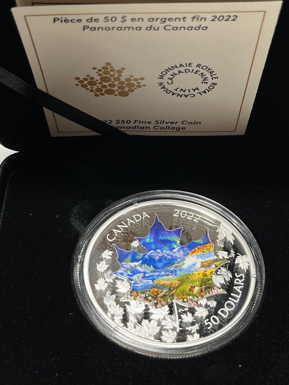 2022 Canada $50 Canadian Collage 3 oz. Pure Silver Proof Coin #1 in Series W