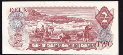 Canada 1974 $2 Two Dollar Banknote Lawson - Bouey BA 1424318