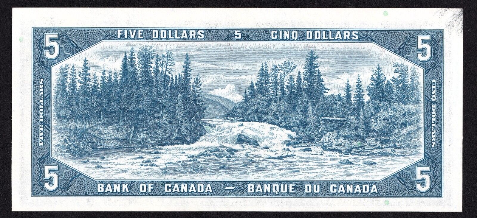 Canada 1954 $5 Five Dollar Banknote Beattie - Rasminsky Nice Colour A/S 2752588