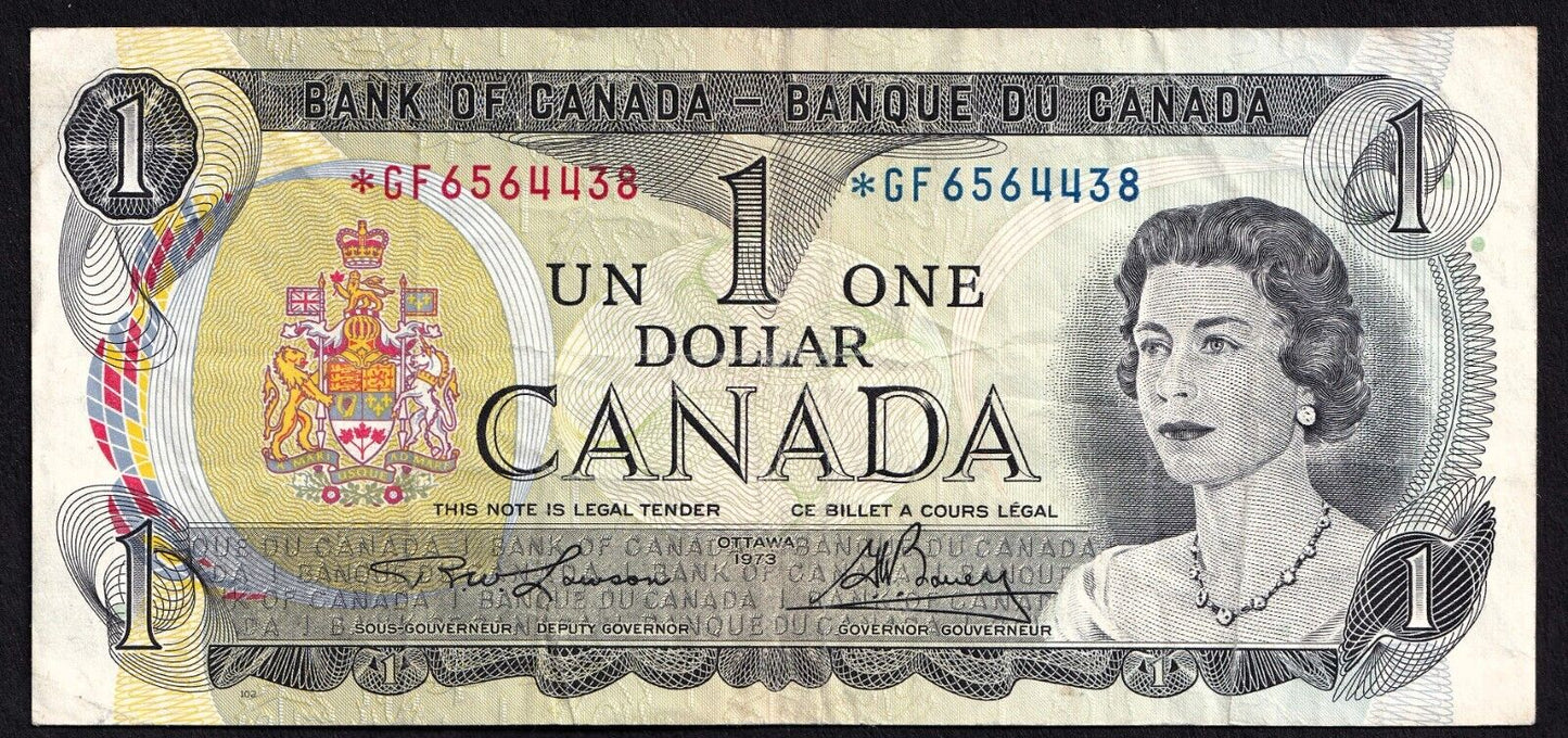 Canada 1973 $1 One Dollar Replacement Banknote Lawson - Bouey *GF 6564438