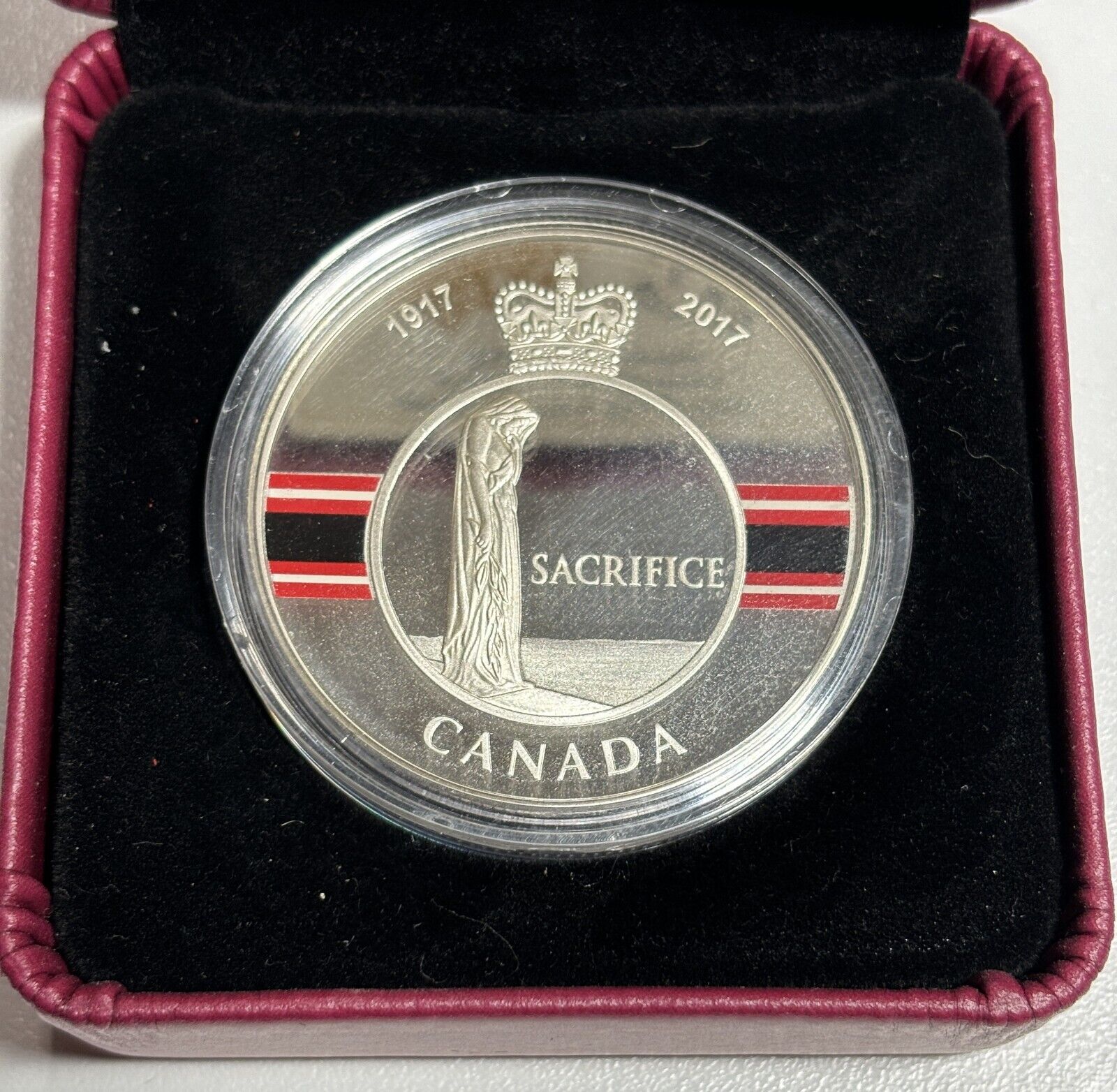 2017 Canada $20 Fine Silver Coin Canadian Honours: Sacrifice Medal