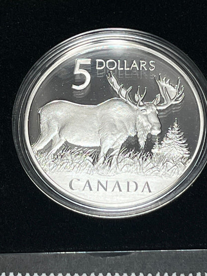 2004 Canada $5 Canadian Wildlife: The Majestic Moose Coin and Stamp Set