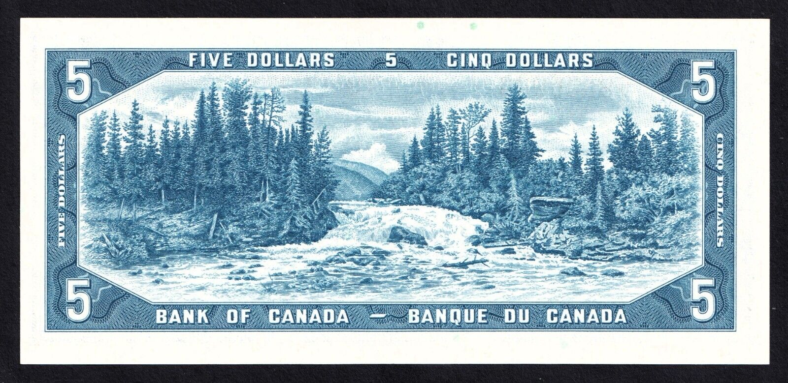 Canada 1954 $5 Five Dollar Banknote Beattie - Rasminsky P/X 9506993 UNC