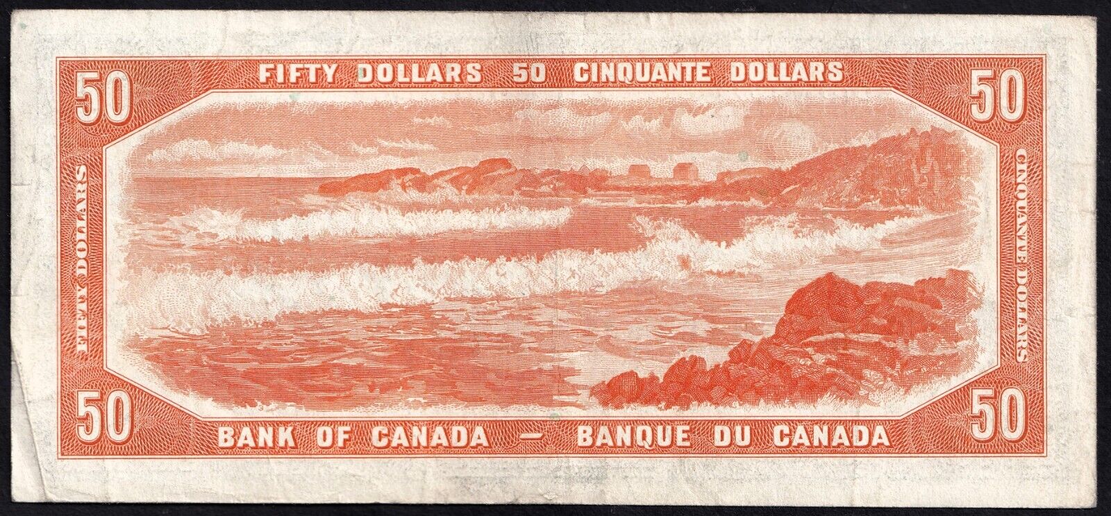 Canada 1954 $50 Fifty Dollar Banknote Beattie - Rasminsky B/H 3694571