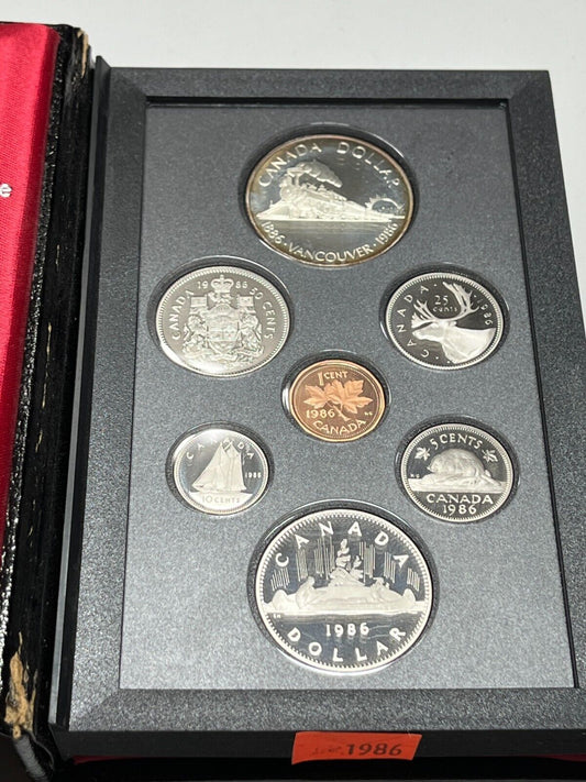 1986 Canada Double Dollar Prestige Set Vancouver Silver Dollar Mint Set No COA