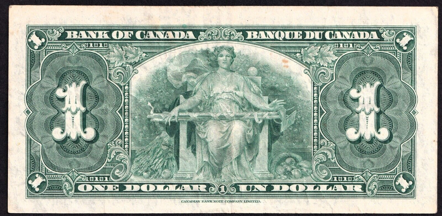 Canada 1937 $1 One Dollar Banknote Gordon - Towers R/L 8777905