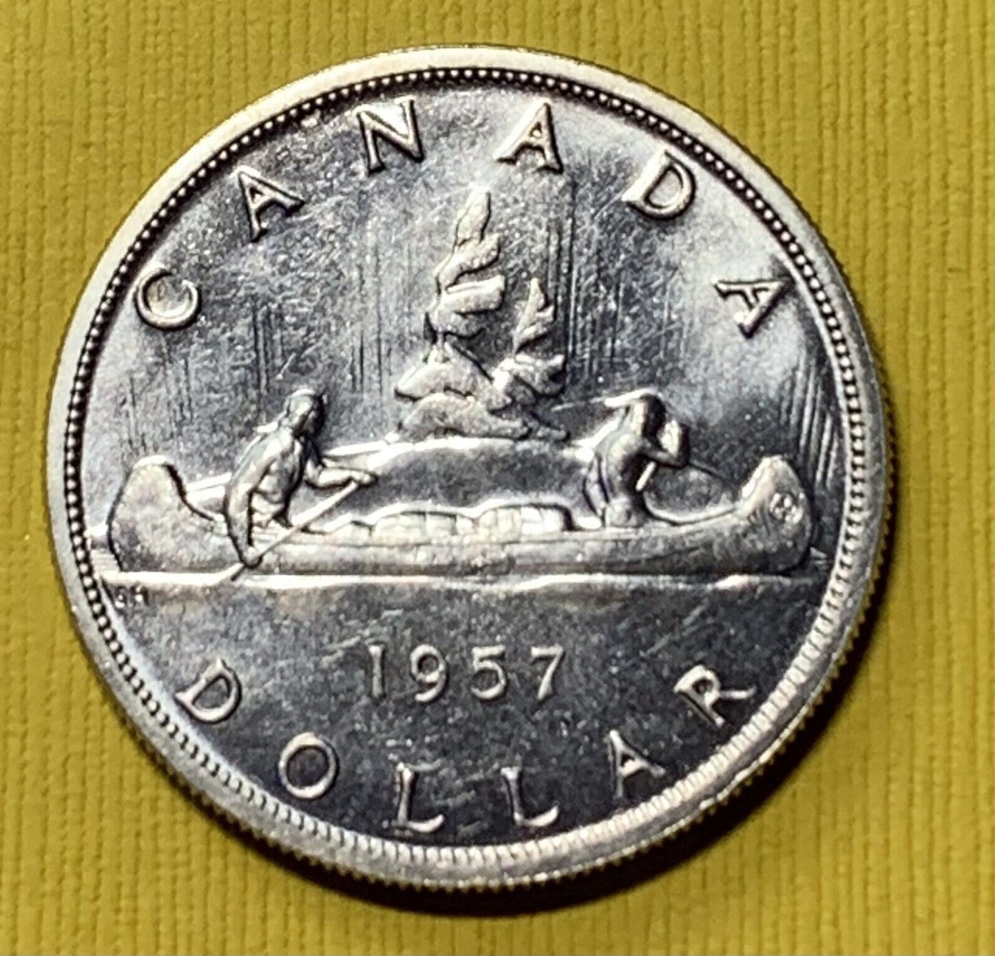 1957 Canada $1 One Silver Dollar Proof Silver Dollar!