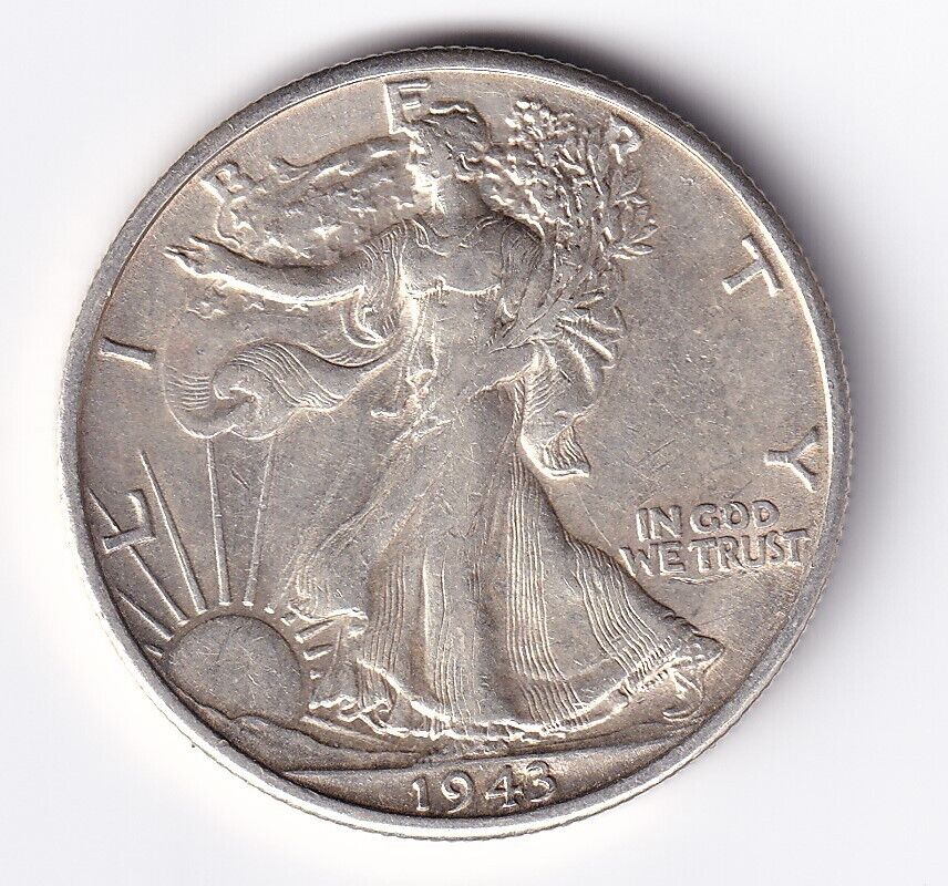 United States 1943-D  .900 Silver Walking Liberty Half Dollar 50 Cent