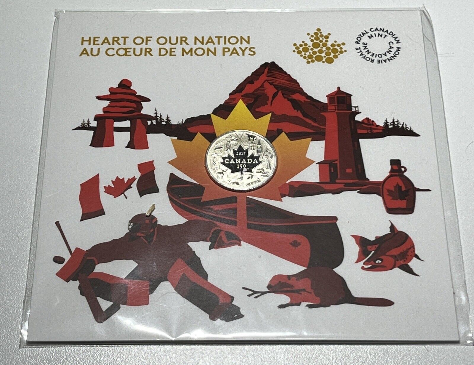 2017 Heart of Our Nation $3 Pure Silver Coin Canada's 150th Mint Sealed