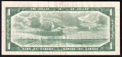 Canada 1954 $1 One Dollar Replacement Banknote Beattie - Rasminsky *A/Y 0082102