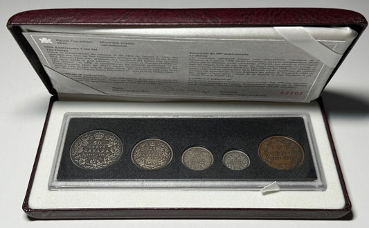 1998 Canada Special Edition Proof Set - 90th Anniversary Coin Set Antique Finish