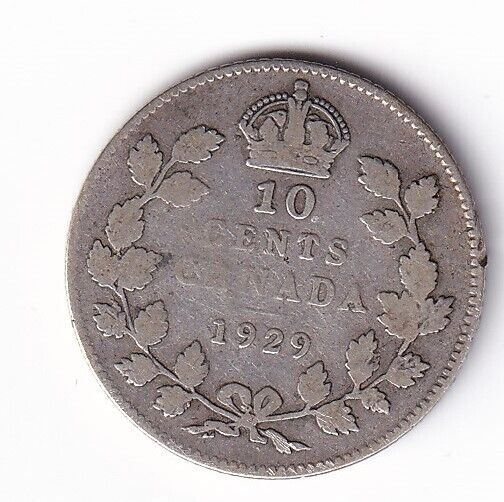 Canada 1929 10c Ten Cents King George V