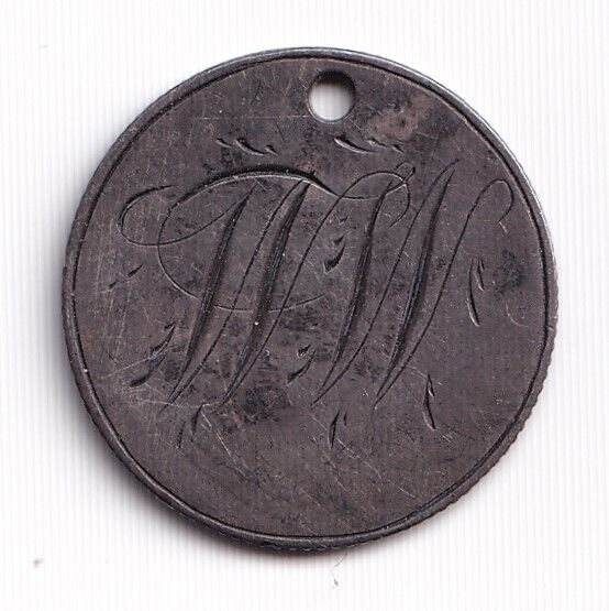 Love Token Struck On Great Britain Coin Marked WW