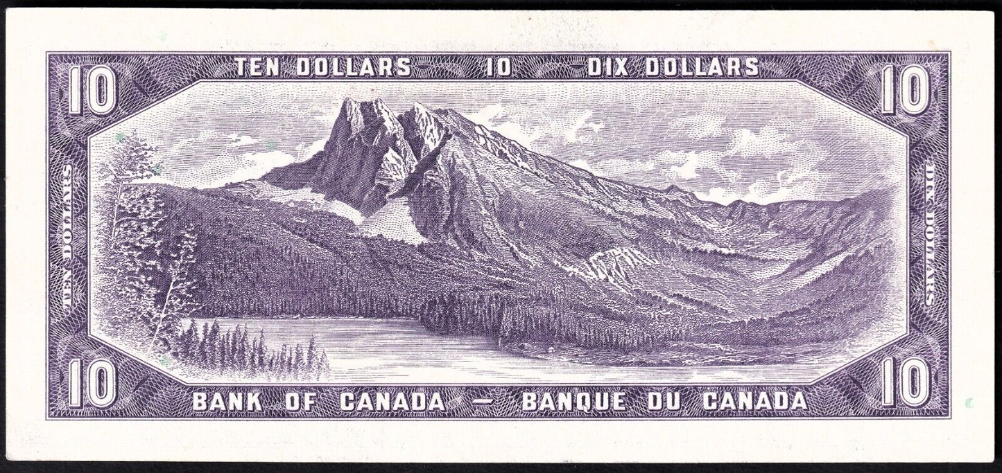 Canada 1954 $10 Ten Dollar Banknote Beattie - Rasminsky P/V 2661444