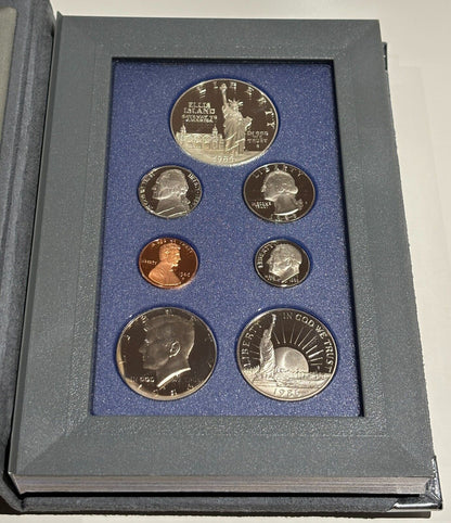 1986 PRESTIGE Proof Set. U.S. Mint Made. Complete & Original With Box and COA