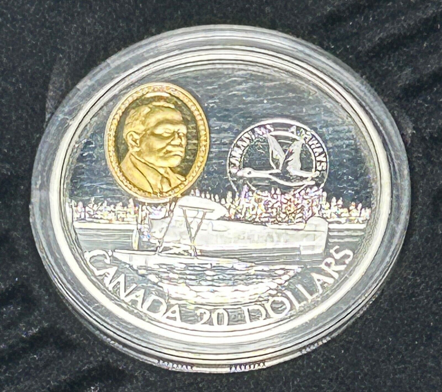 1993 Canada $20 Sterling Silver Coin The Fairchild