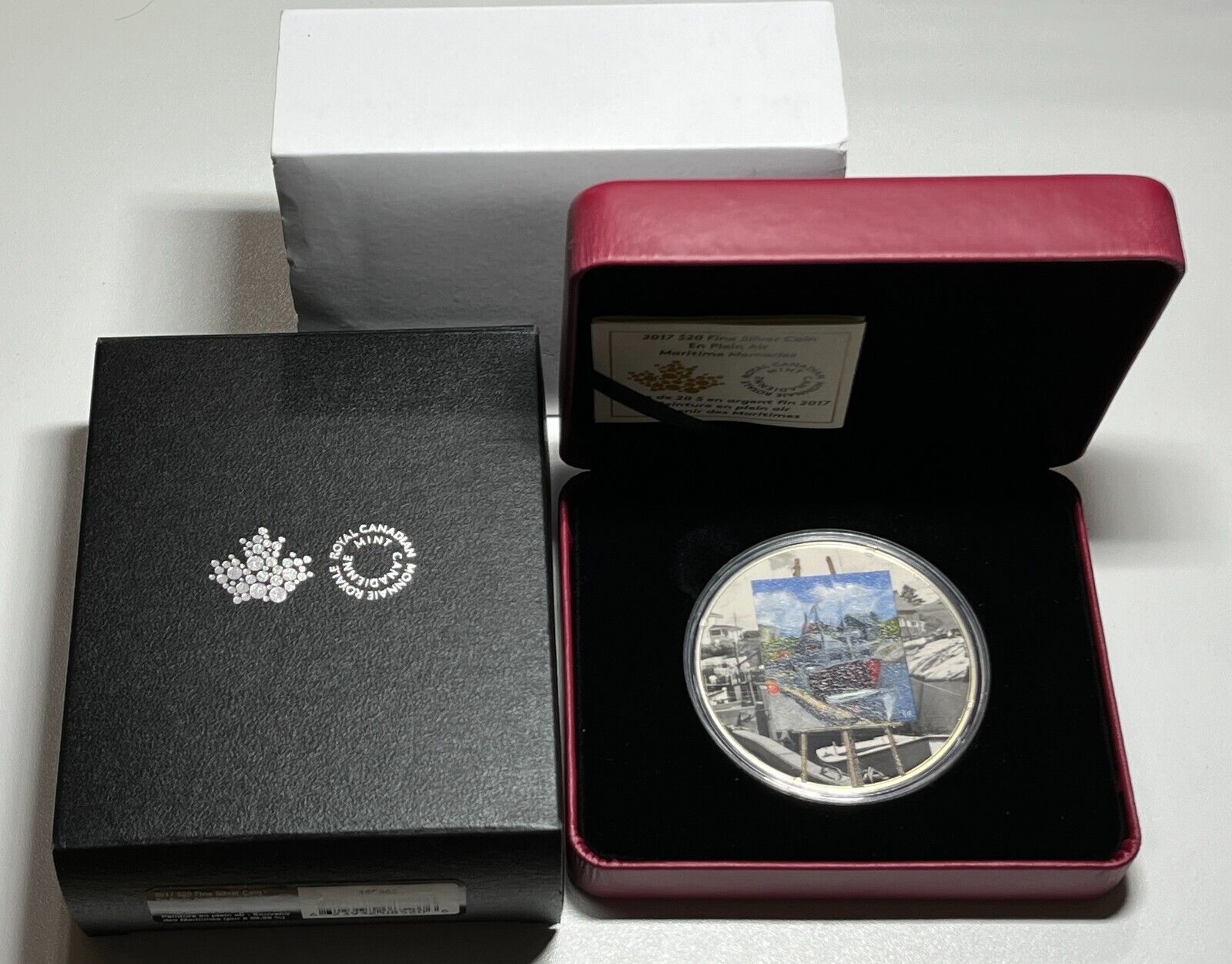 2017 'Maritime Memories - En Plein Air' Proof $20 Fine Silver  1oz Coin