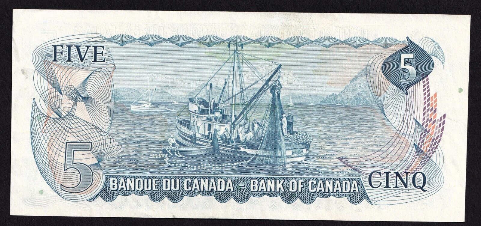 Canada 1972 $5 Five Dollar Banknote Lawson-Bouey Beautiful Colour CT 7074414