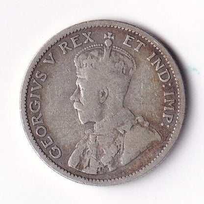 Canada 1911 10 Cent Silver Coin King George V - Key Date - .800 Silver