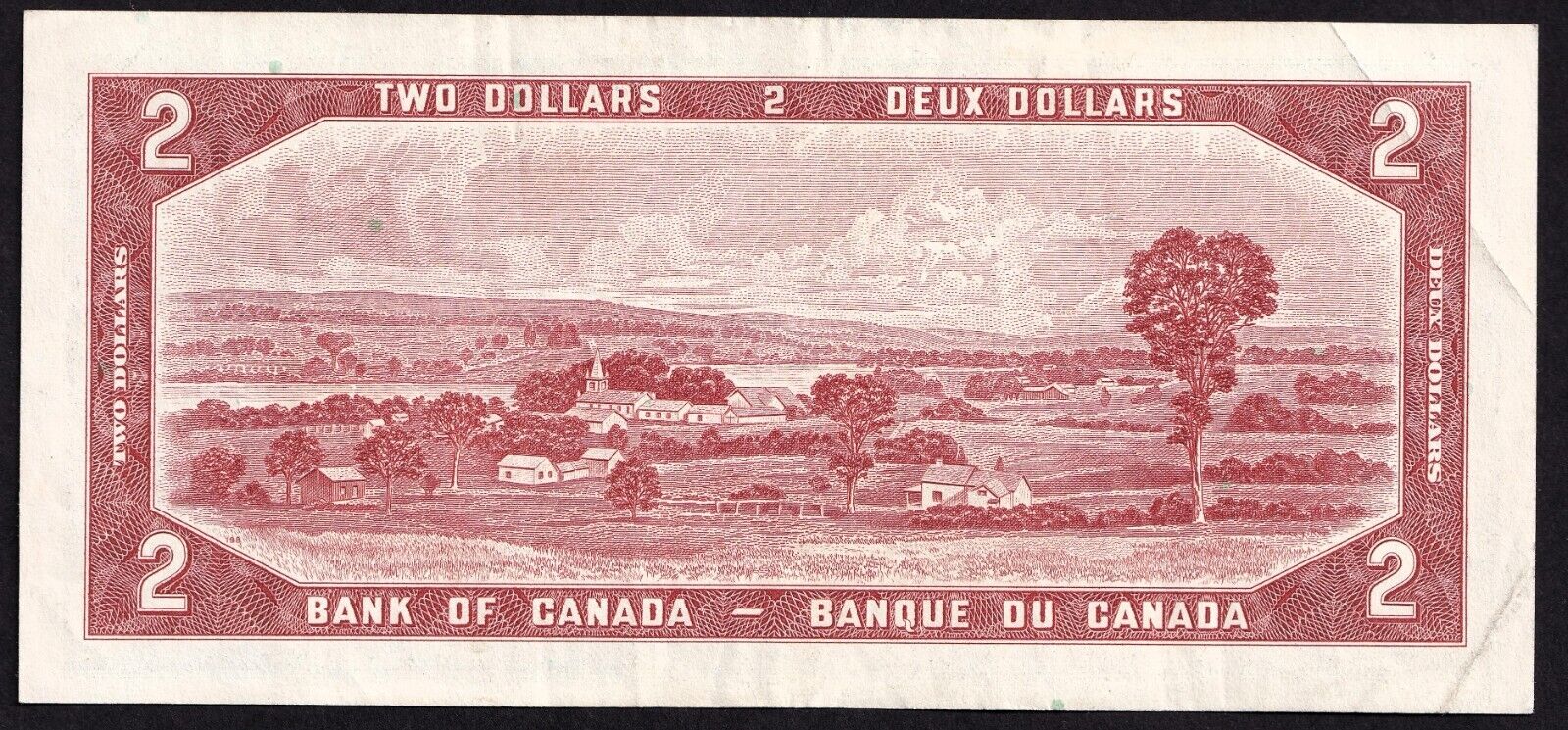 Canada 1954 $2 Two Dollar Banknote Lawson - Bouey T/G 1585343