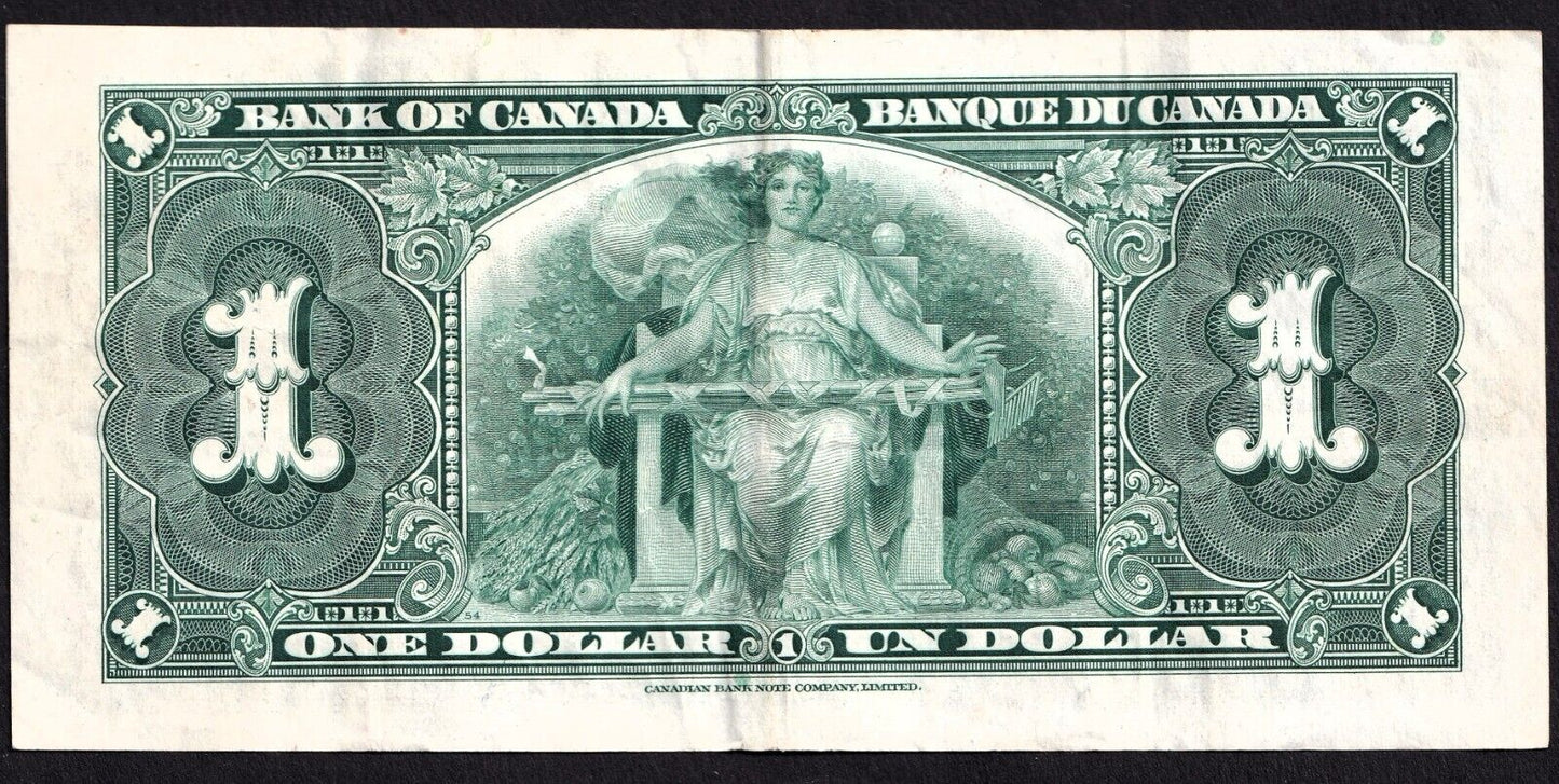 Canada 1937 $1 One Dollar Banknote Gordon - Towers N/M 9126517