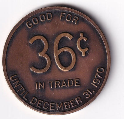 1970 Capital Iron Metals LTD 36c Thirty Six Cents In Trade