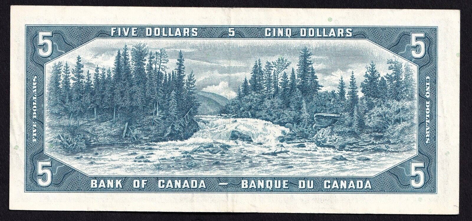 Canada 1954 $5 Five Dollar Banknote Beattie - Rasminsky Nice Colour K/X 9605611